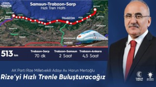 Av. Mertoğlu: Rize’yi Hızlı Trenle Buluşturacağız