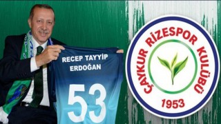 Cumhurbaşkanı Erdoğan’dan Çaykur Rizespor'a kutlama