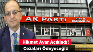 İl Başkanı Ayar’dan Cumhurbaşkanı Erdoğan’ın Rize Miting Günü Ceza Yiyen Sürücülere Çağrı