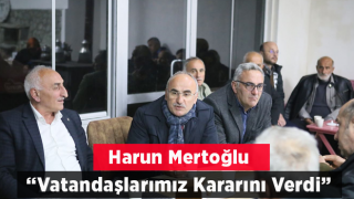 MERTOĞLU; “VATANDAŞLARIMIZ KARARINI VERDİ, BUNU RİZE MİTİNGİNDE GÖSTERDİ”