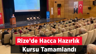 Rize’de "Hacca Hazırlık Kursları" düzenlendi