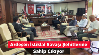 Ardeşen İstiklal Savaşı Şehitlerine Sahip Çıkıyor