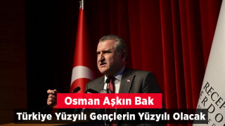 Bakan Bak, RTEÜ mezuniyet töreninde konuştu: “Türkiye Yüzyılı Gençlerin Yüzyılı Olacak, Teknolojinin Yüzyılı Olacak"