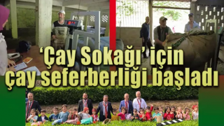 ‘Çay Sokağı’ projesi üreticiden karşılık buldu.