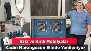 Eski ve kırık mobilyalar kadın marangozun elinde yenileniyor