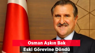 Osman Aşkın Bak Yeniden Gençlik ve Spor Bakanı Oldu