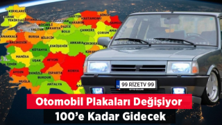 Otomobil plakaları değişiyor: Artık 100’e kadar gidecek!