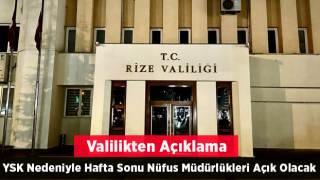 Valilik Duyurdu: YKS dolayısıyla hafta sonu nüfus müdürlükleri açık tutulacak