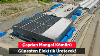 Çaydalı Mangal kömürü tesisi güneşten elektrik üretecek
