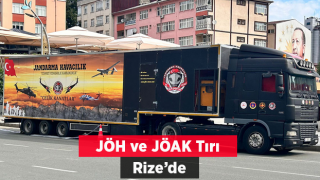 JÖH ve JÖAK tanıtım ve satış tırı Rize’de