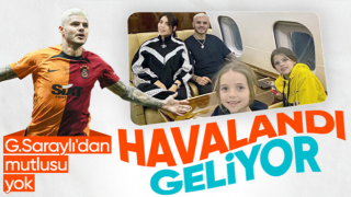 Mauro Icardi ailesiyle birlikte İstanbul'a geliyor