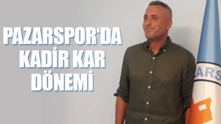 Pazarspor'da teknik direktörlüğe Kadir Kar getirildi