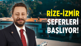 AK Parti Rize Milletvekili Avcı Müjdeledi : Rize İzmir Uçak Seferleri Başlıyor