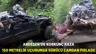 Ardeşen'de Feci Kaza