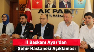 AYAR: İNŞA AŞAMASINI HER AN BAŞLATABİLİRİZ