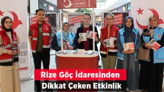 Rize Göç İdaresi İnsan Ticareti Suçuna Dikkat Çekmek İçin Etkinlik Düzenledi