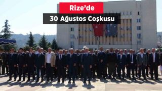 Rize’de 30 Ağustos Zafer Bayramı etkinliklerle kutlandı