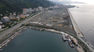 Rize Şehir Hastanesi’nin Deniz Dolgusunda Sona Geliniyor