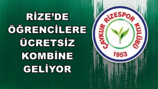 Rize’de öğrencilere ücretsiz kombine geliyor