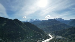 Artvin'de mercek bulutu görüldü