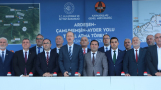 'Pazar-Ardeşen Ayrım-Çamlıhemşin-Ayder İl Yolu'nun Temel Atma Töreni Gerçekleşti