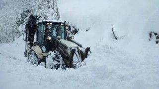 Rize’de 31 köy yolu kar nedeniyle ulaşıma kapandı