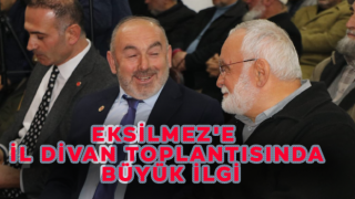 EKSİLMEZ'E İL DİVAN TOPLANTISINDA BÜYÜK İLGİ