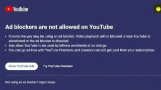 Reklam engelleyici kullanan yandı: YouTube siteyi yavaşlatıyor