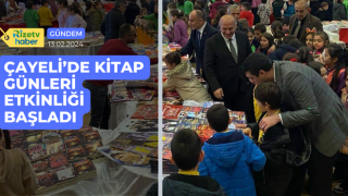 Çayeli’de Kitap Günleri Etkinliği başladı