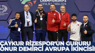 Çaykur Rizespor'un Gururu Onur Demirci Avrupa İkincisi!