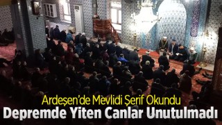 Depremde Yiten Canlar Unutulmadı