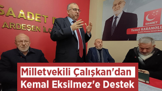Milletvekili Çalışkan'dan Kemal Eksilmez'e Destek