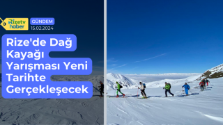 Rize'de Dağ Kayağı Yarışması Yeni Tarihte Gerçekleşecek