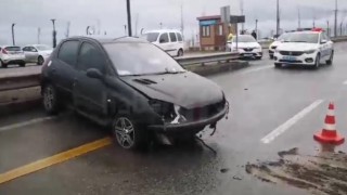 Trabzon’da aynı yolda 5 dakika arayla 2 kaza! Trafik tıkanma noktasına geldi