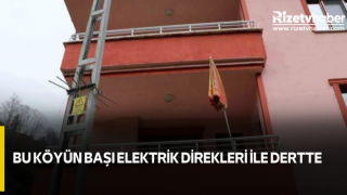 Bu Köyün Başı Elektrik Direkleri İle Dertte