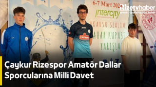 Çaykur Rizespor Amatör Dallar Sporcularına Milli Davet