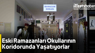 Eski Ramazanları Okullarının Koridorunda Yaşatıyorlar