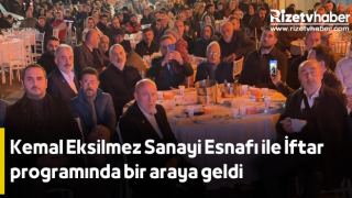 Kemal Eksilmez Sanayi Esnafı ile İftar programında bir araya geldi