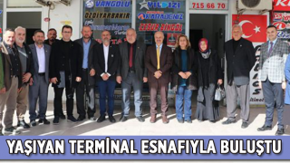 Yaşıyan Terminal Esnafıyla Buluştu