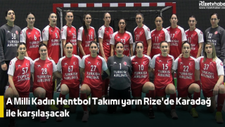 A Milli Kadın Hentbol Takımı yarın Rize'de Karadağ ile karşılaşacak