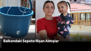 Balkondaki Sepete Nişan Almışlar