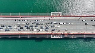 Filistin destekçileri, Golden Gate Köprüsü'nü Gazze için kapattı