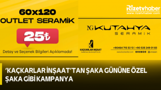 KAÇKARLAR İNŞAATTAN ŞAKA GÜNÜNE ÖZEL ŞAKA GİBİ KAMPANYA