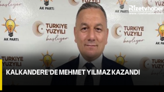 Kalkandere'de Mehmet Yılmaz kazandı