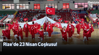 Rize'de 23 Nisan Coşkusu!