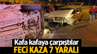 Rize’de İki Otomobil Kafa Kafaya Çarpıştı: 7 Yaralı