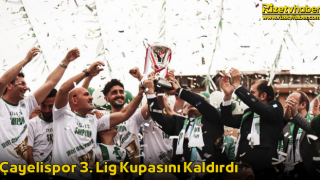 Çayelispor 3. Lig Kupasını Kaldırdı