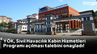 YÖK, Sivil Havacılık Kabin Hizmetleri Programı açılması talebini onayladı!