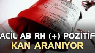 Rize’de AB Rh (+) kan aranıyor