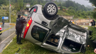 Rize'de Trafik Kazası 1 Ölü